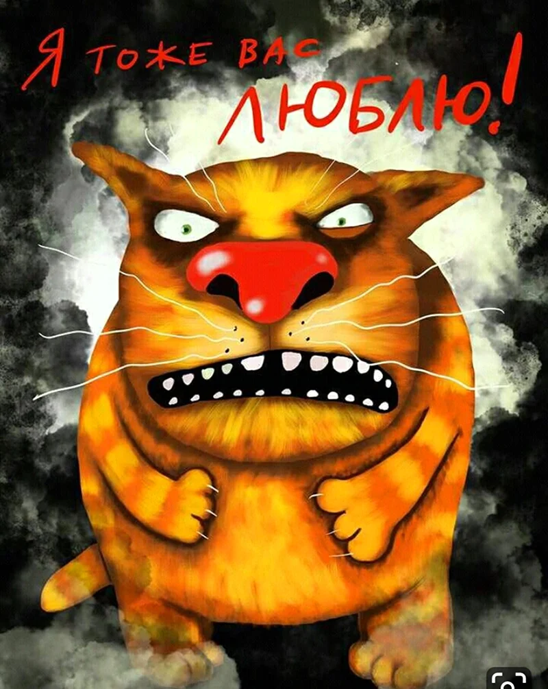 Вася Ложкин злой кот