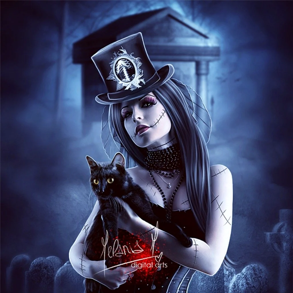 Ведьма с котом