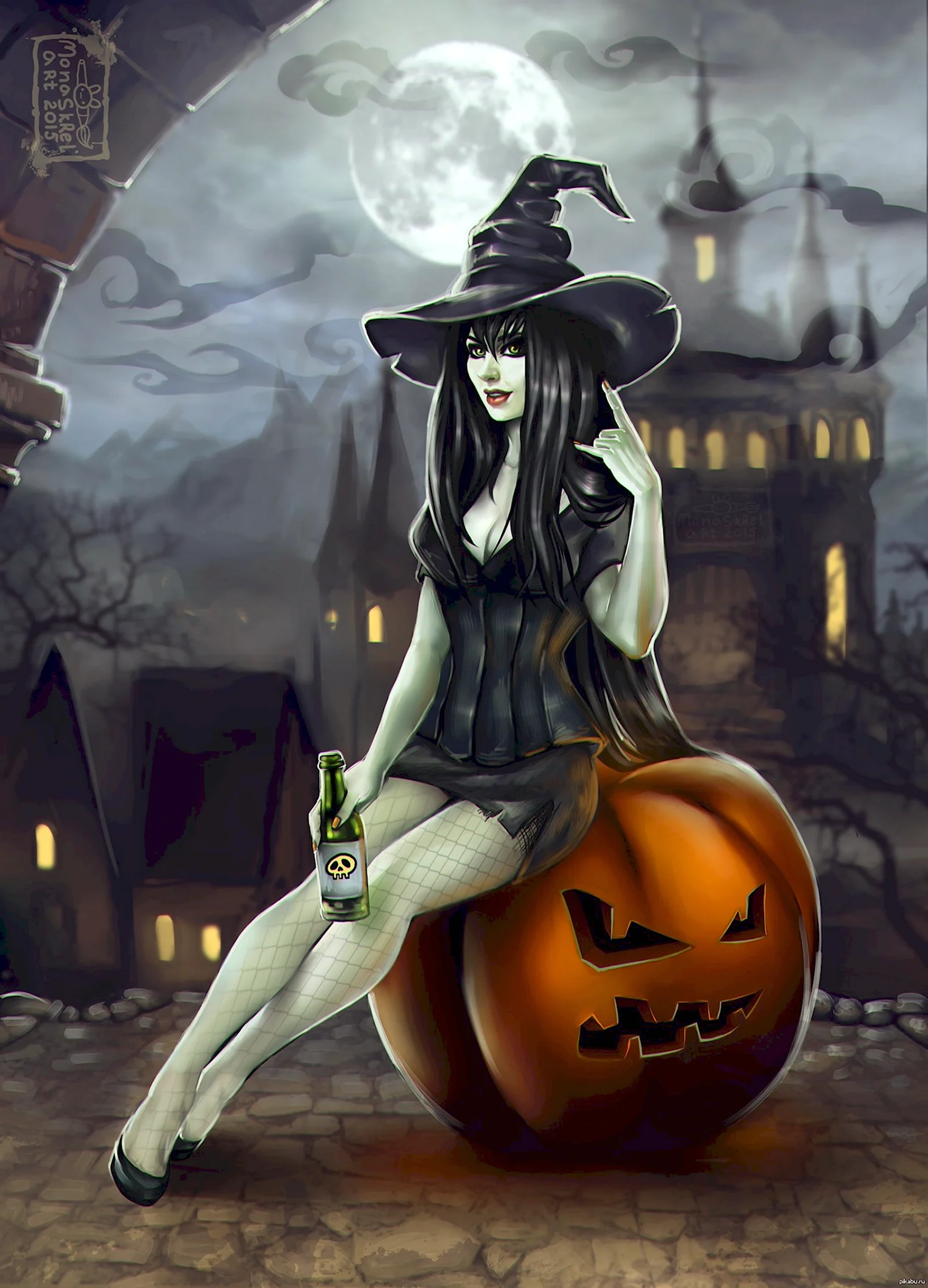 Ведьмочка на Хэллоуин