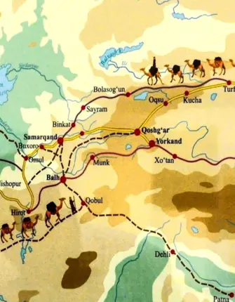 Великий шелковый путь Узбекистан