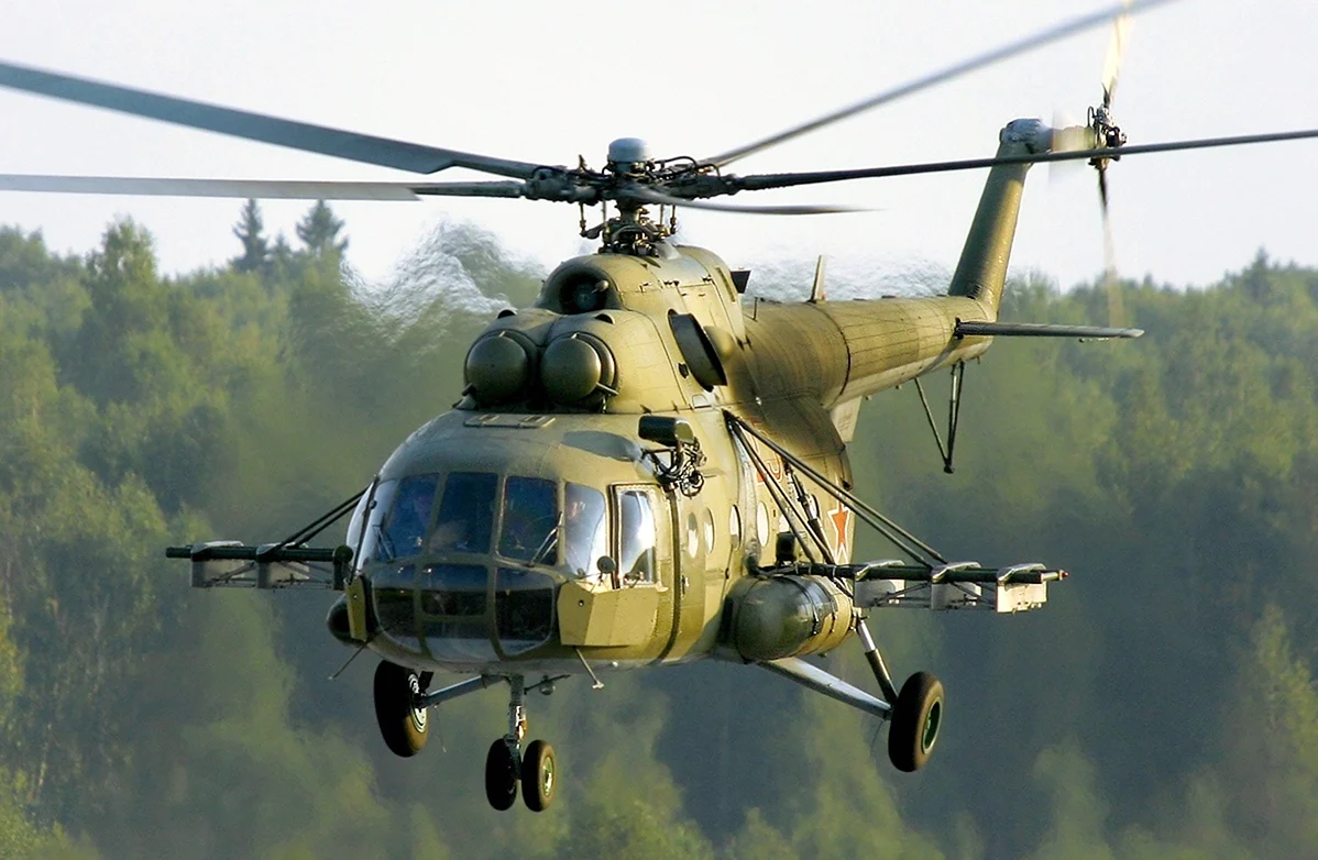 Вертолёт ми-8 военный