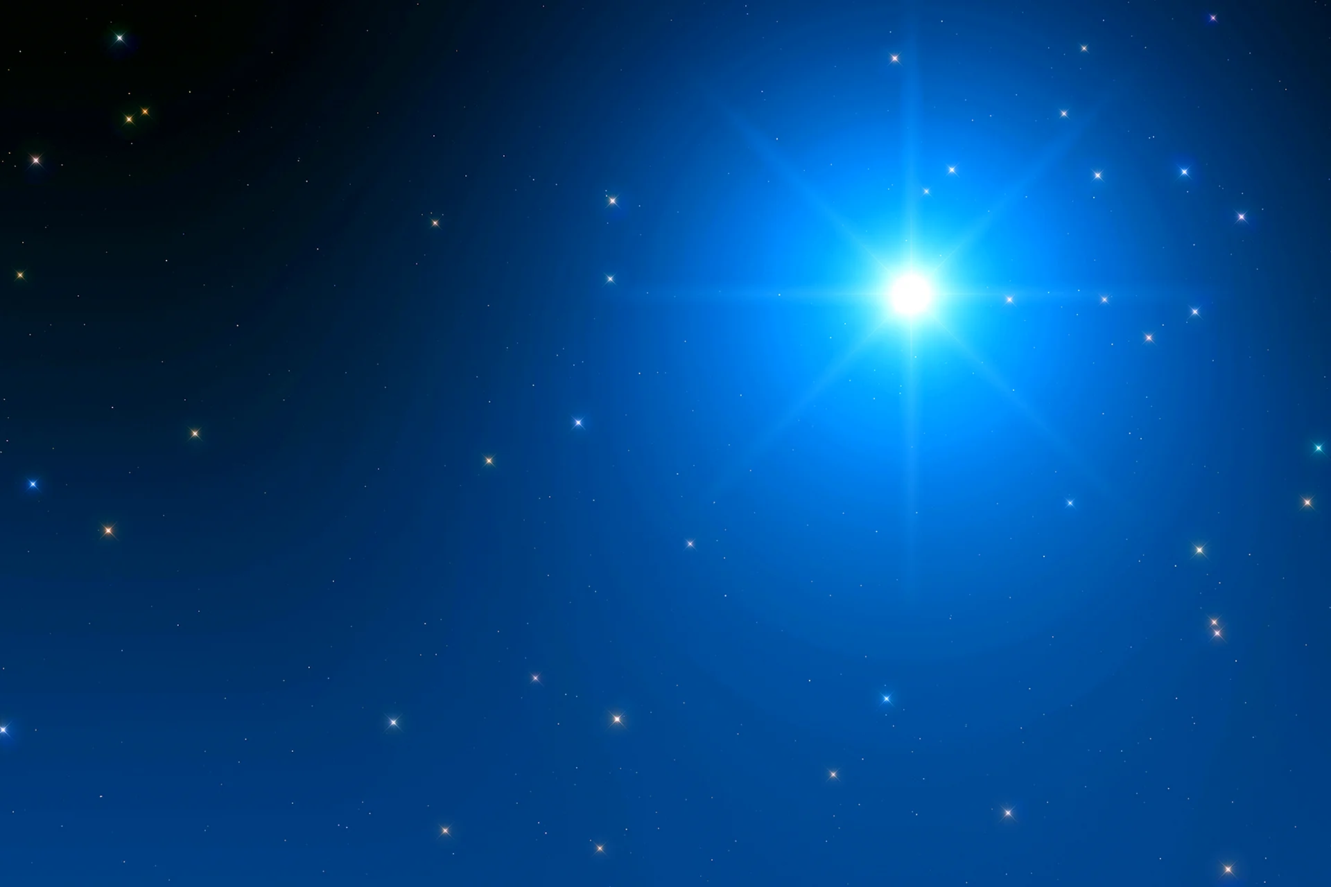 Вифлеемская звезда на Светлом небе
