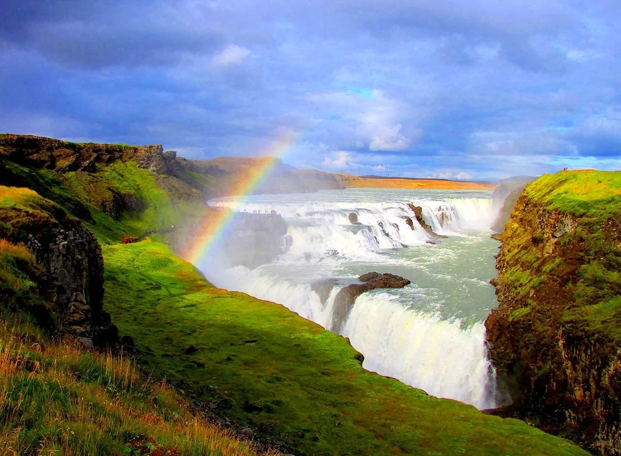 Водопад Гюдльфосс Исландия