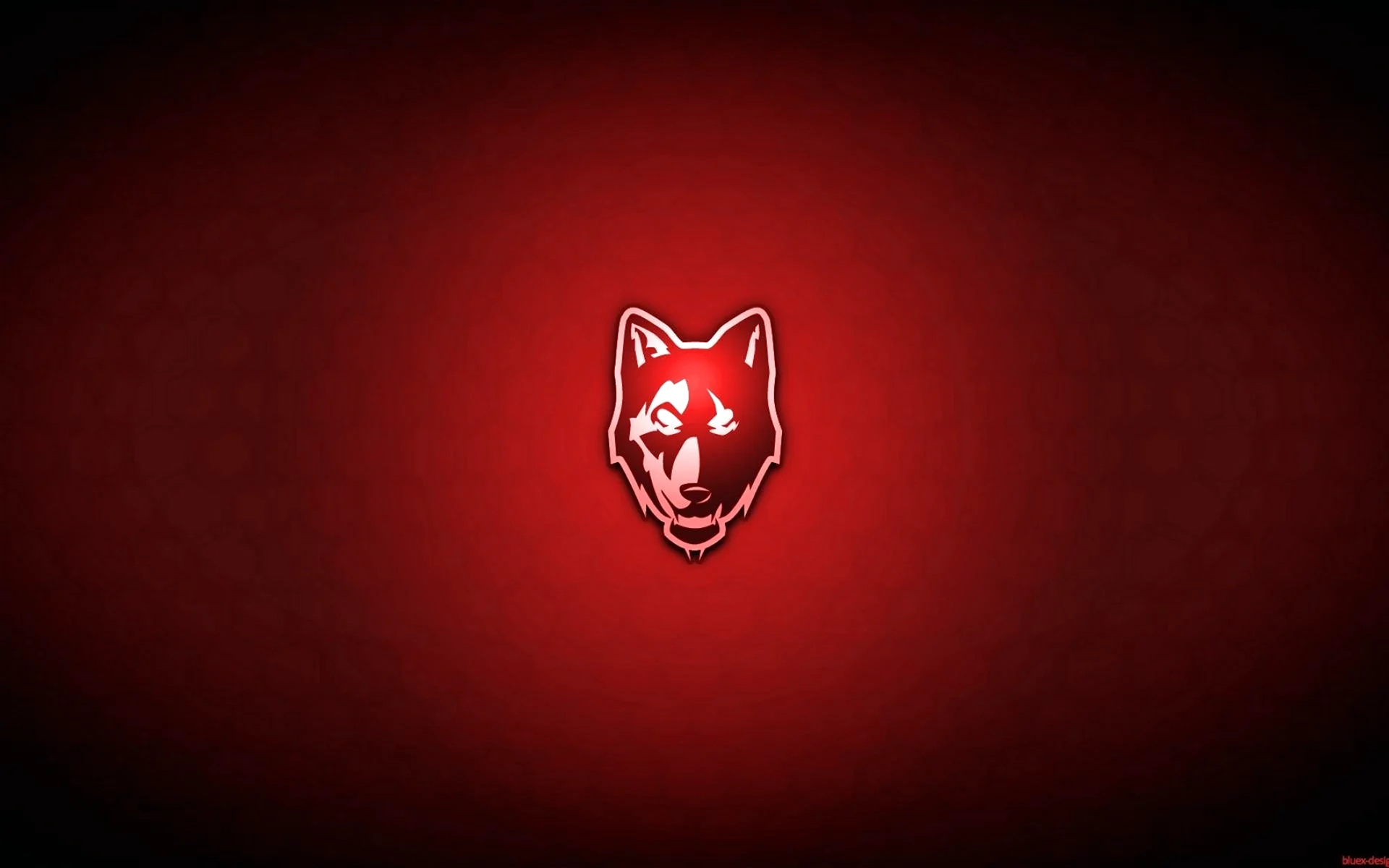 Волк на Красном фоне