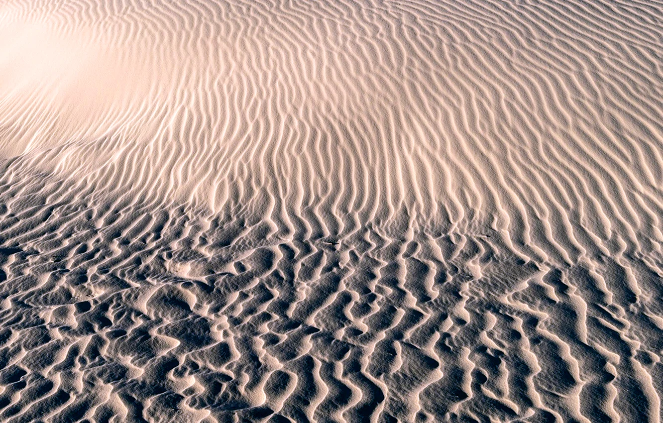 Волнистый песок