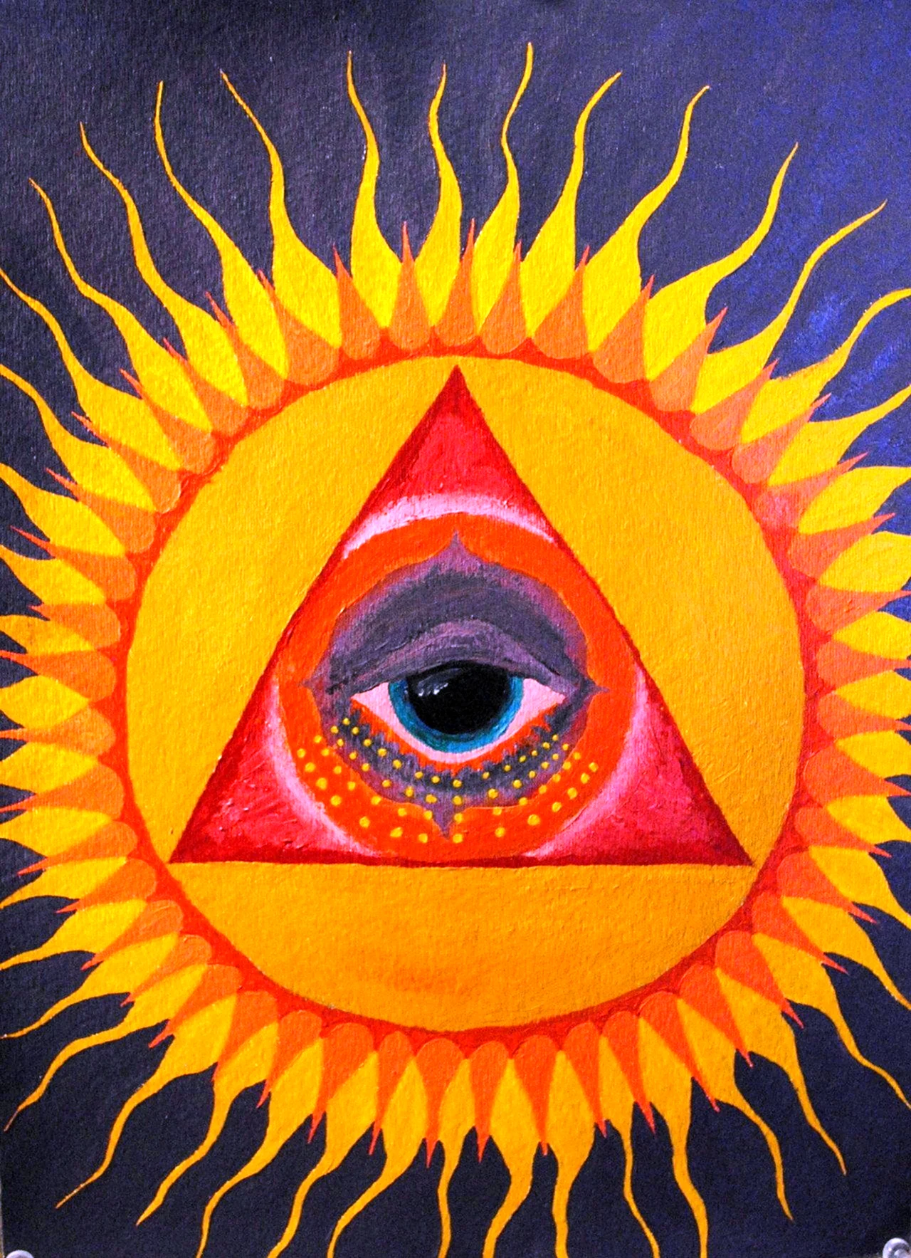 Всевидящее око солнце треугольник