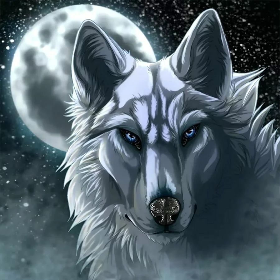 WILDCRAFT белый волк