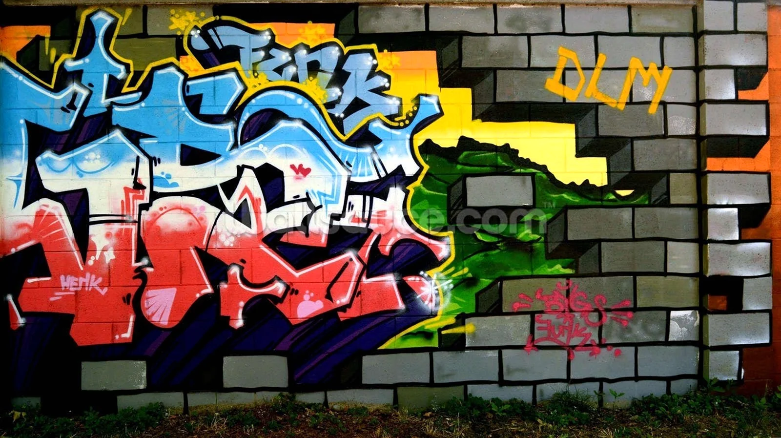 Задний фон граффити