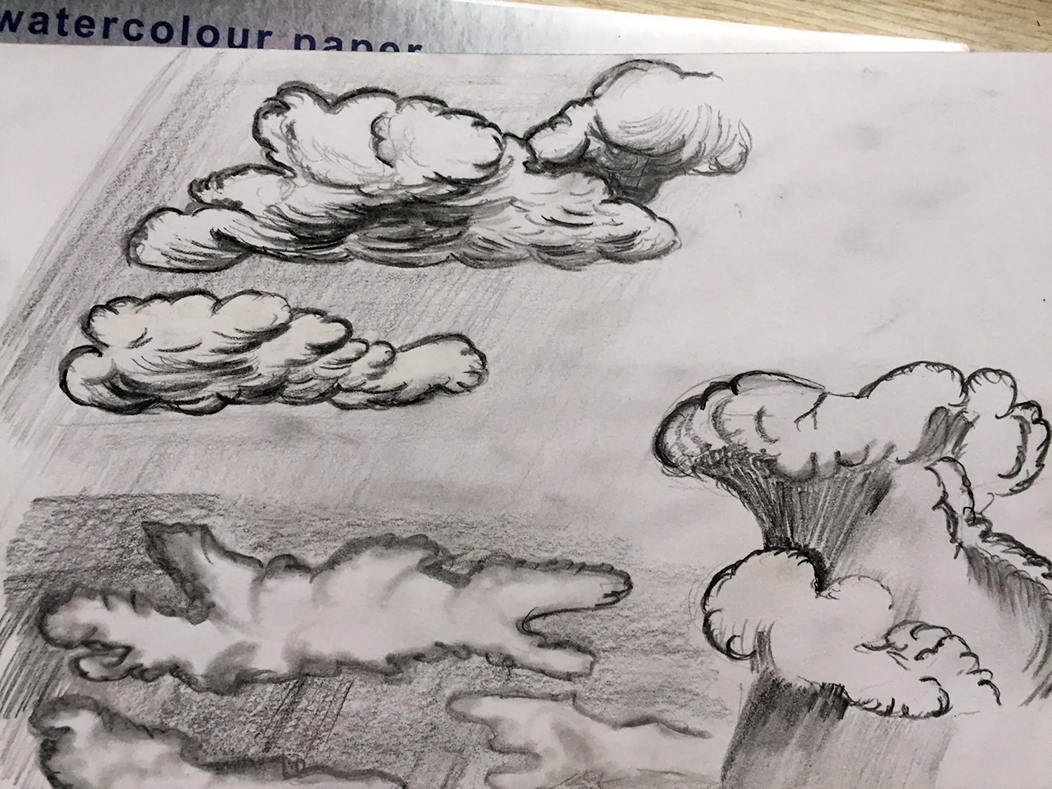Зарисовка облаков