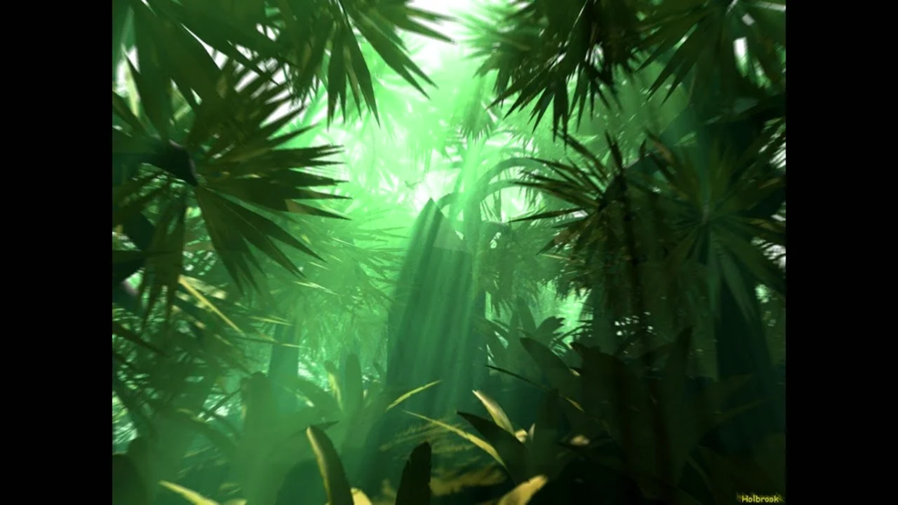 Зелень джунгли