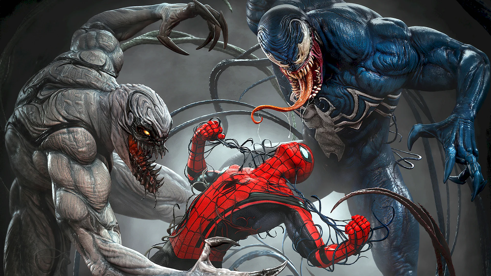 Железный человек паук против Венома