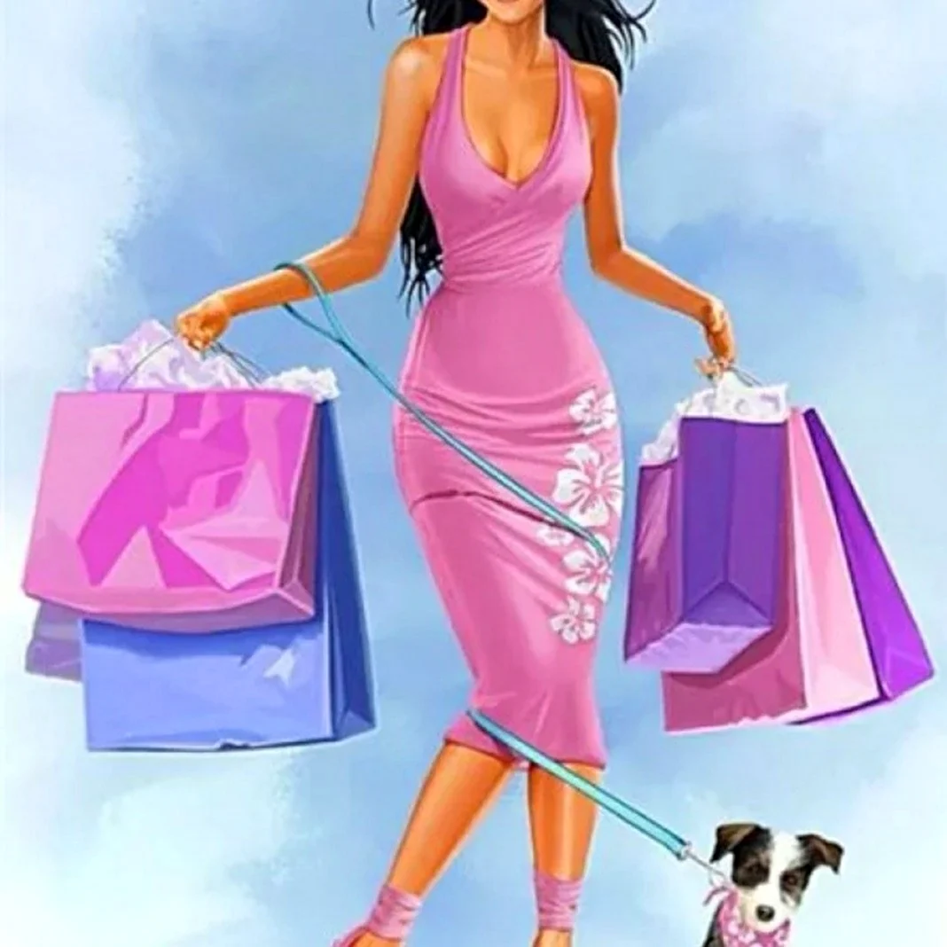 Женщина с покупками
