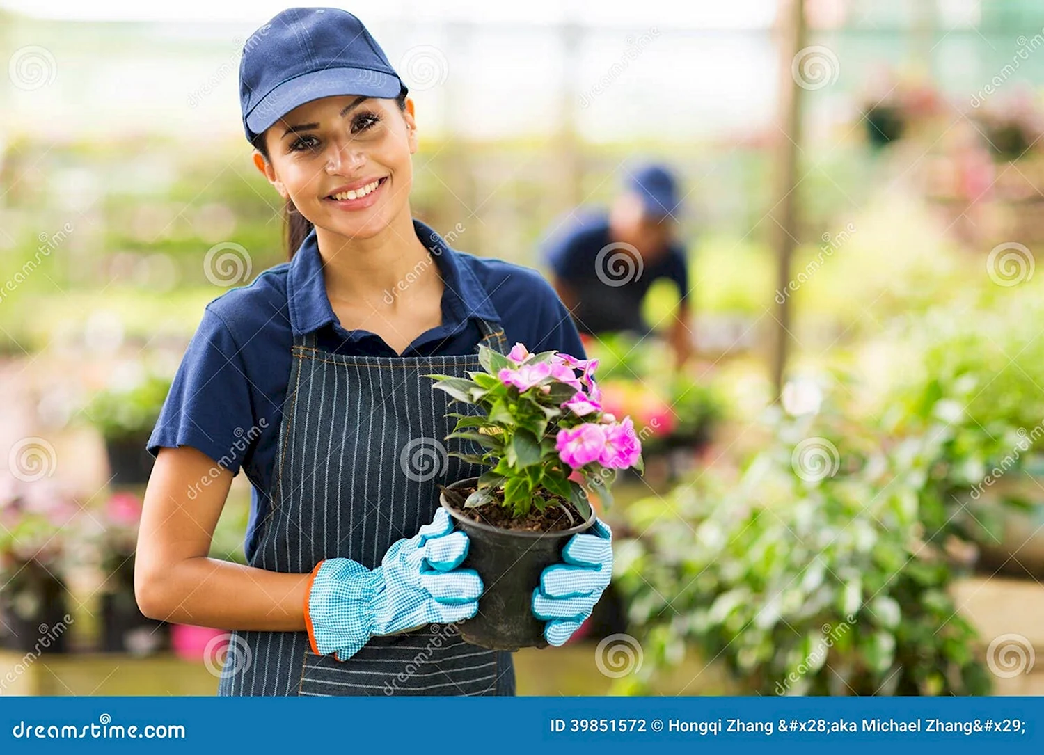 Женщина садовник