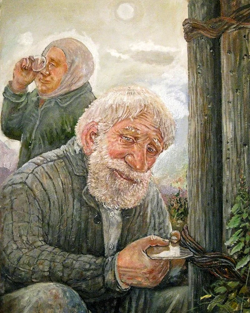 Живопись Леонид Баранов дед да баба