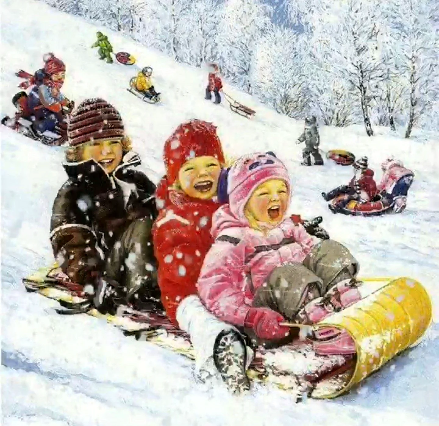 Зимние забавы для детей