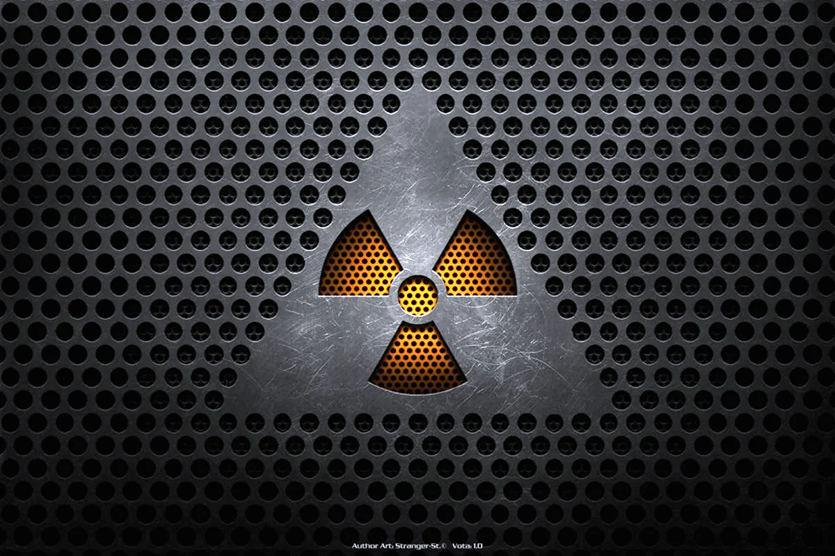 Знак радиации сталкер арт