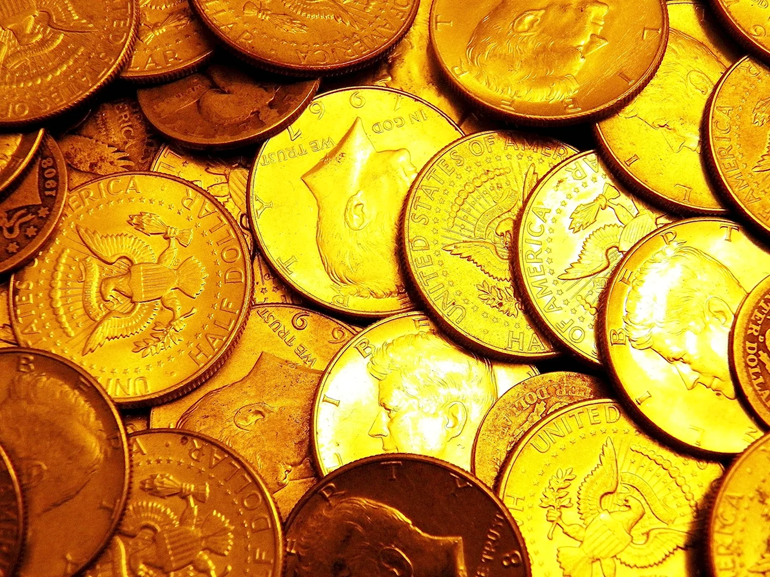Золотые монеты Kennedy
